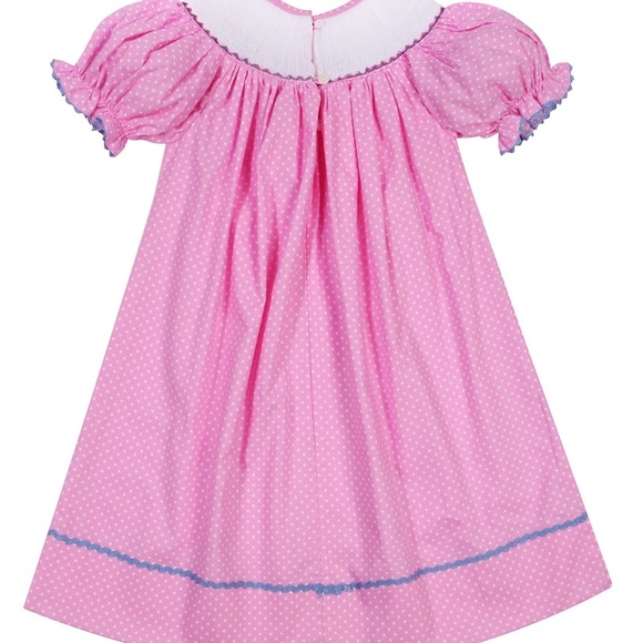 Smocked Bishop Dress- Prince and Princess - Picture 3 of 6